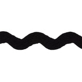 Schumacher Black Ric Rac Tape Large