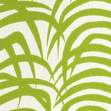 Schumacher Zebra Palm Woven Indoor/Outdoor Green Fabric