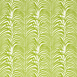 Schumacher Zebra Palm Woven Indoor/Outdoor Green Fabric
