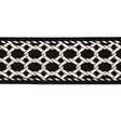 Schumacher Black Lattice Indoor/Outdoor Tape