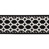 Schumacher Black Lattice Indoor/Outdoor Tape