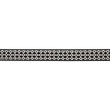 Schumacher Black Lattice Indoor/Outdoor Tape