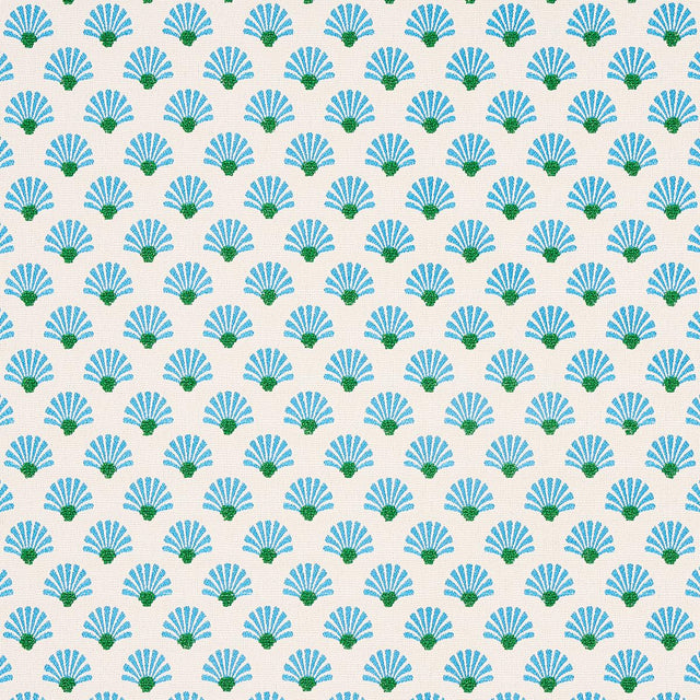 Schumacher Bellini Indoor/Outdoor Lagoon Fabric