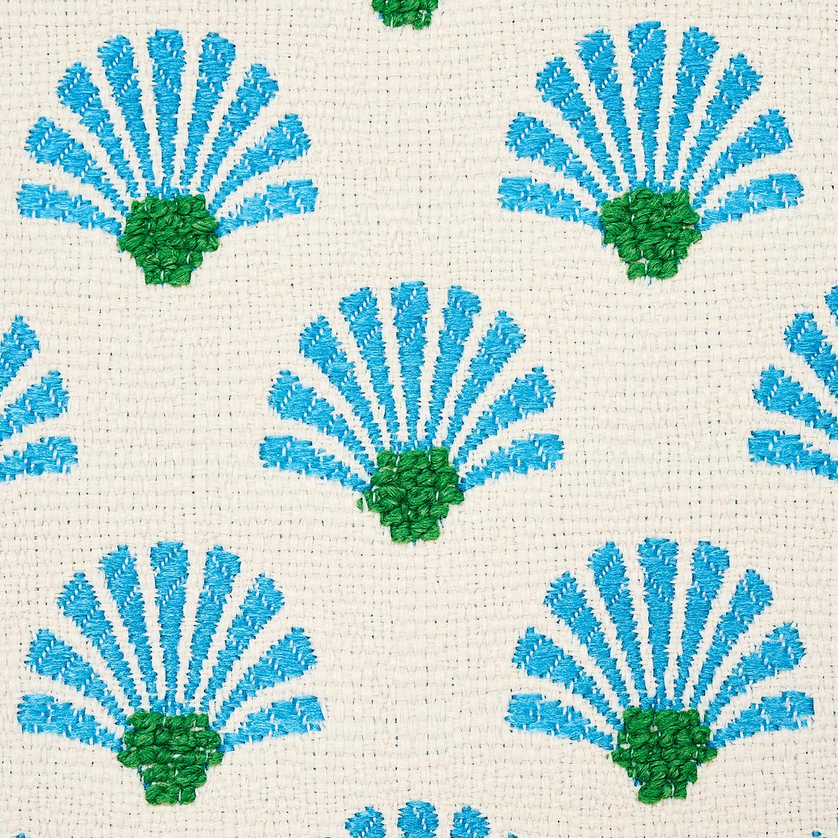 Schumacher Bellini Indoor/Outdoor Lagoon Fabric