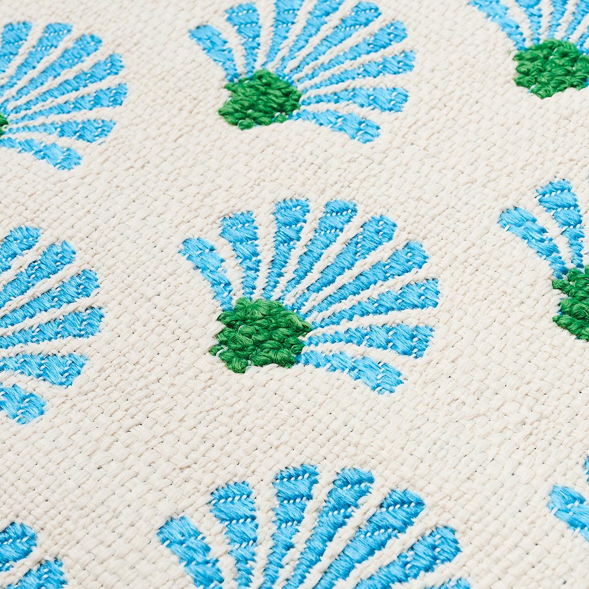 Schumacher Bellini Indoor/Outdoor Lagoon Fabric