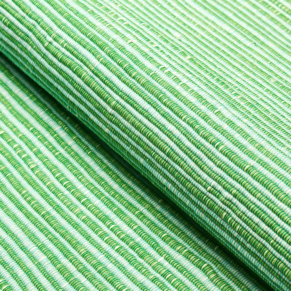 Schumacher Zeta Handwoven Texture Green Fabric