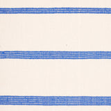 Schumacher Cambaya Handwoven Stripe Blue Fabric