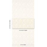 Schumacher Cosette Lace Sand Wallpaper