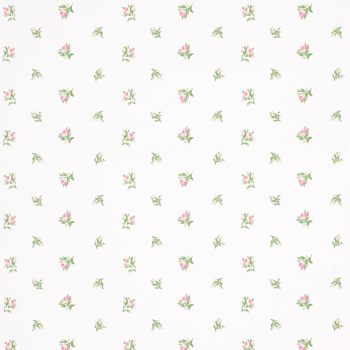 Schumacher Margie Floral Rose Wallpaper