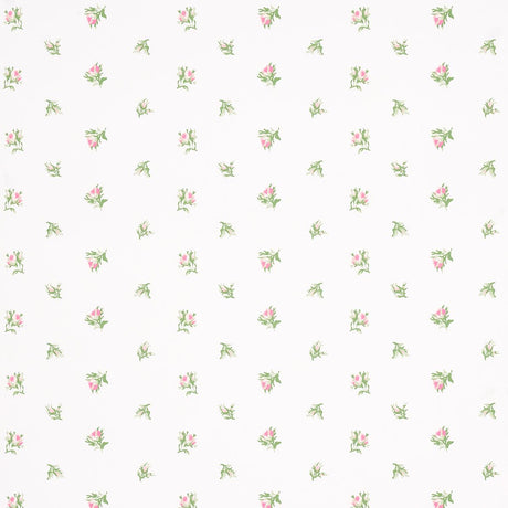 Schumacher Margie Floral Rose Wallpaper