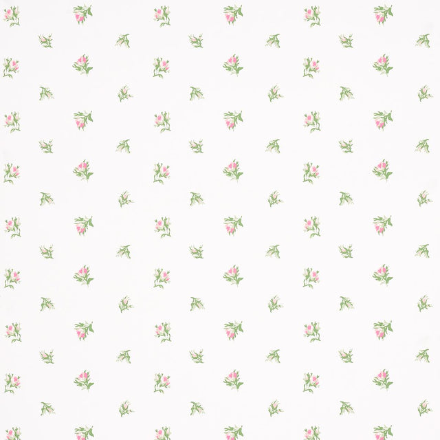 Schumacher Margie Floral Rose Wallpaper