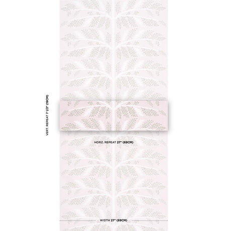 Schumacher Thistle Rose Wallpaper