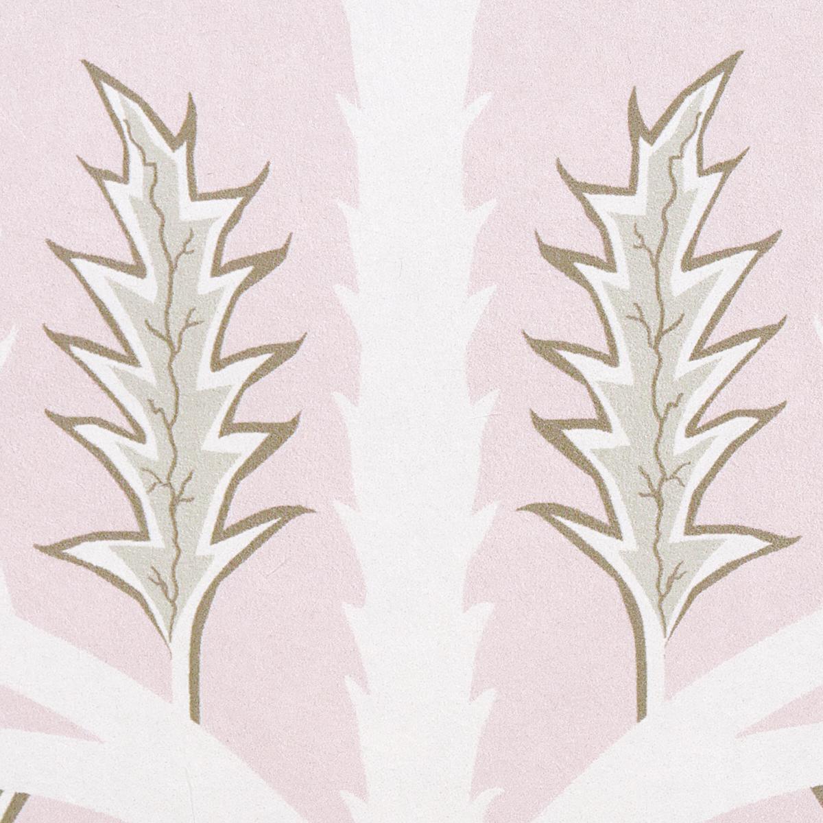 Schumacher Thistle Rose Wallpaper