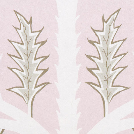 Schumacher Thistle Rose Wallpaper