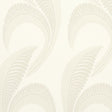 Schumacher Banana Leaf Ivory Wallpaper