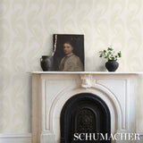 Schumacher Banana Leaf Ivory Wallpaper