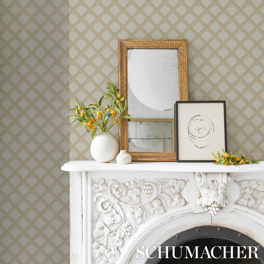 Schumacher Maize Soft Gold Wallpaper