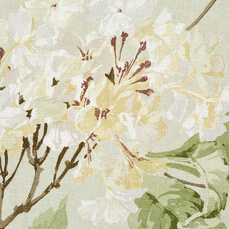 Schumacher Summer Hydrangea Celadon Fabric