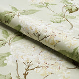 Schumacher Summer Hydrangea Celadon Fabric