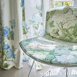 Schumacher Summer Hydrangea Celadon Fabric