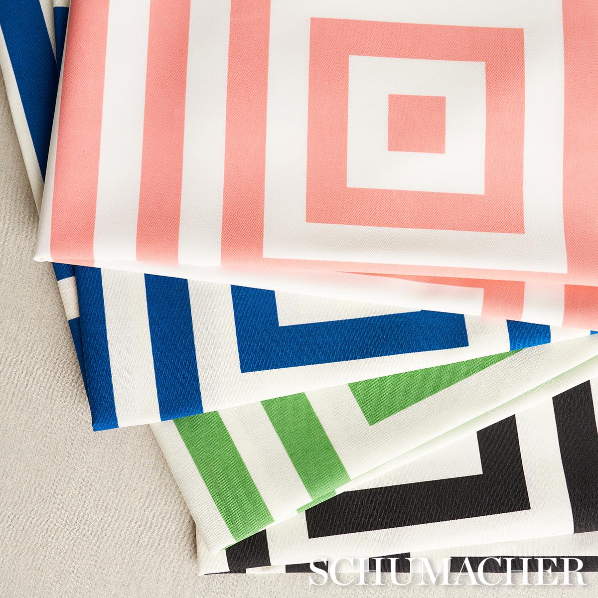 Schumacher Roxbury Indoor/Outdoor Coral Fabric