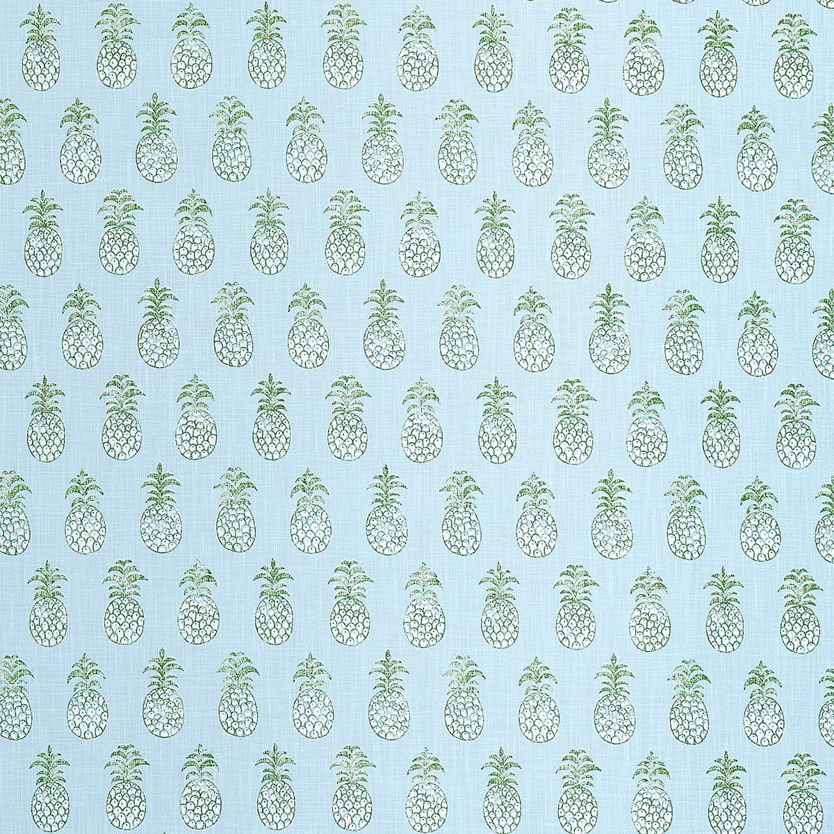 Schumacher Pia Cove Indoor/Outdoor Aquamarine Fabric