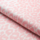 Schumacher Iconic Leopard Pink Fabric