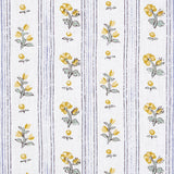 Schumacher Cabanon Stripe Jaune Fabric