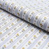 Schumacher Cabanon Stripe Jaune Fabric