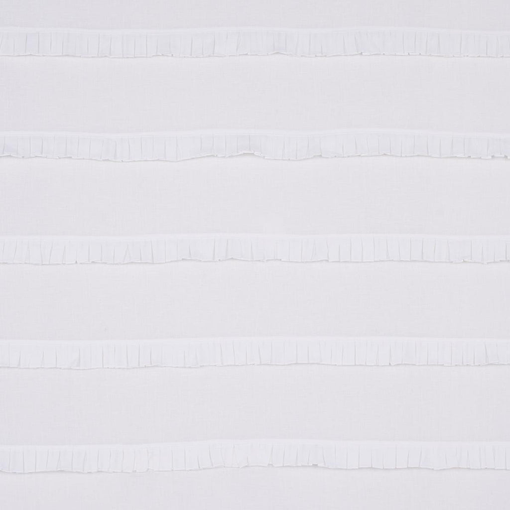 Schumacher Dorothy Pleated Linen Ivory Fabric