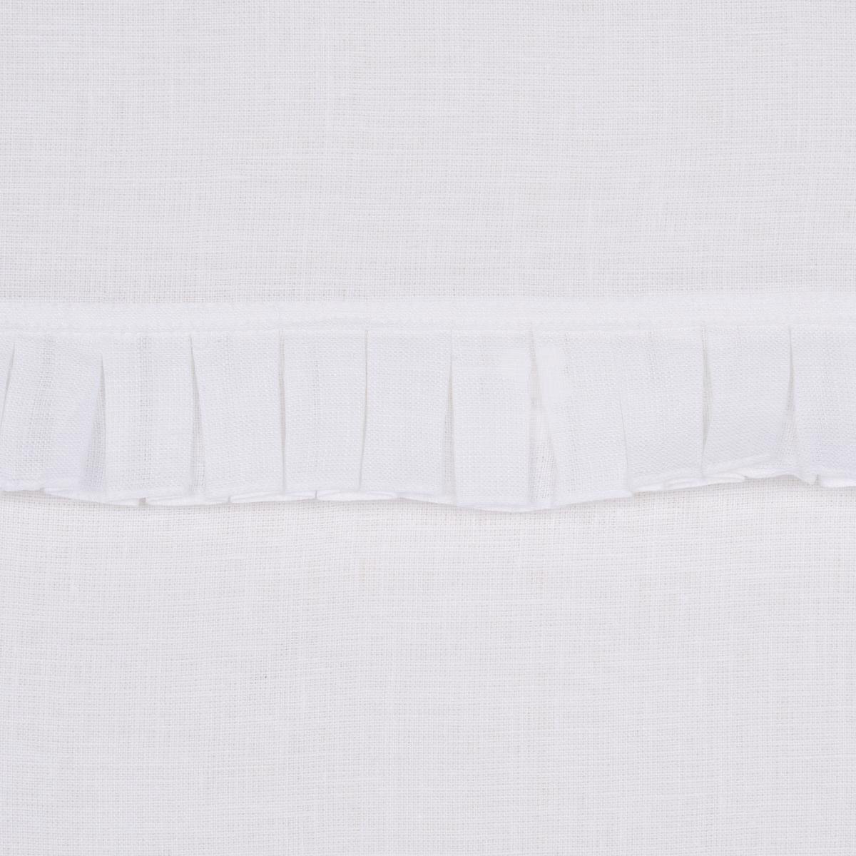 Schumacher Dorothy Pleated Linen Ivory Fabric