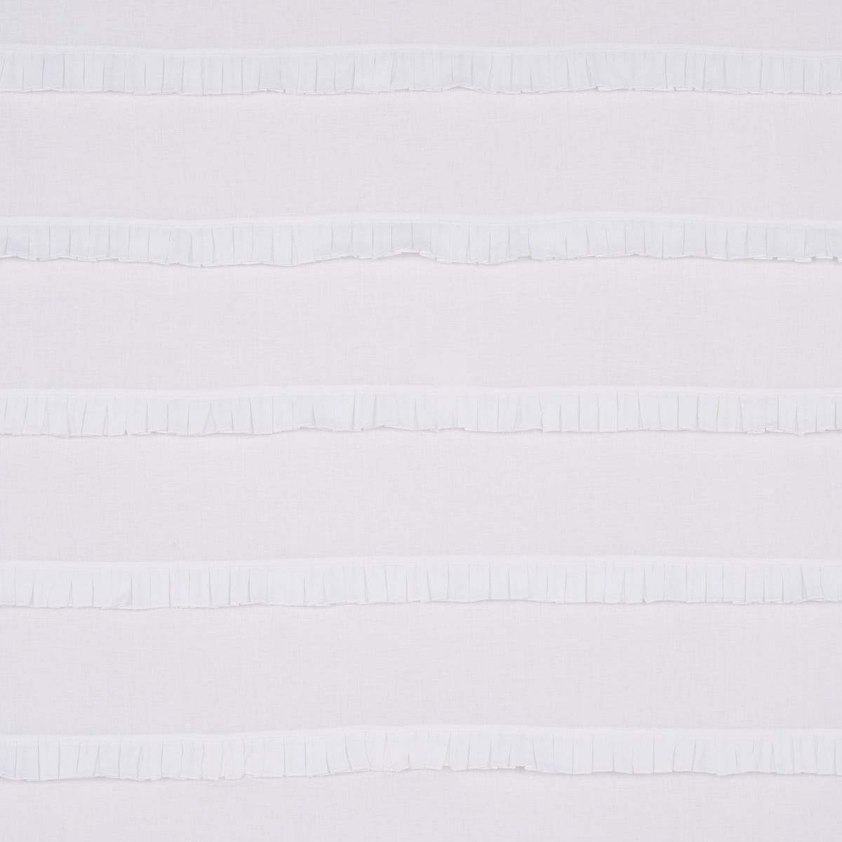 Schumacher Dorothy Pleated Linen Ivory Fabric