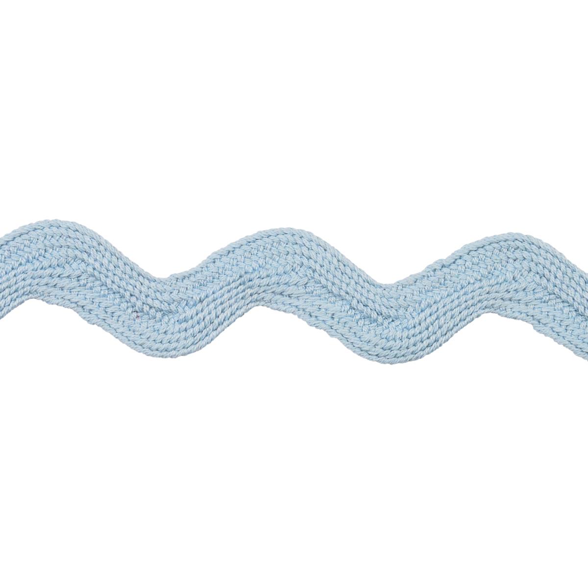 Schumacher Pale Blue Ric Rac Tape Large