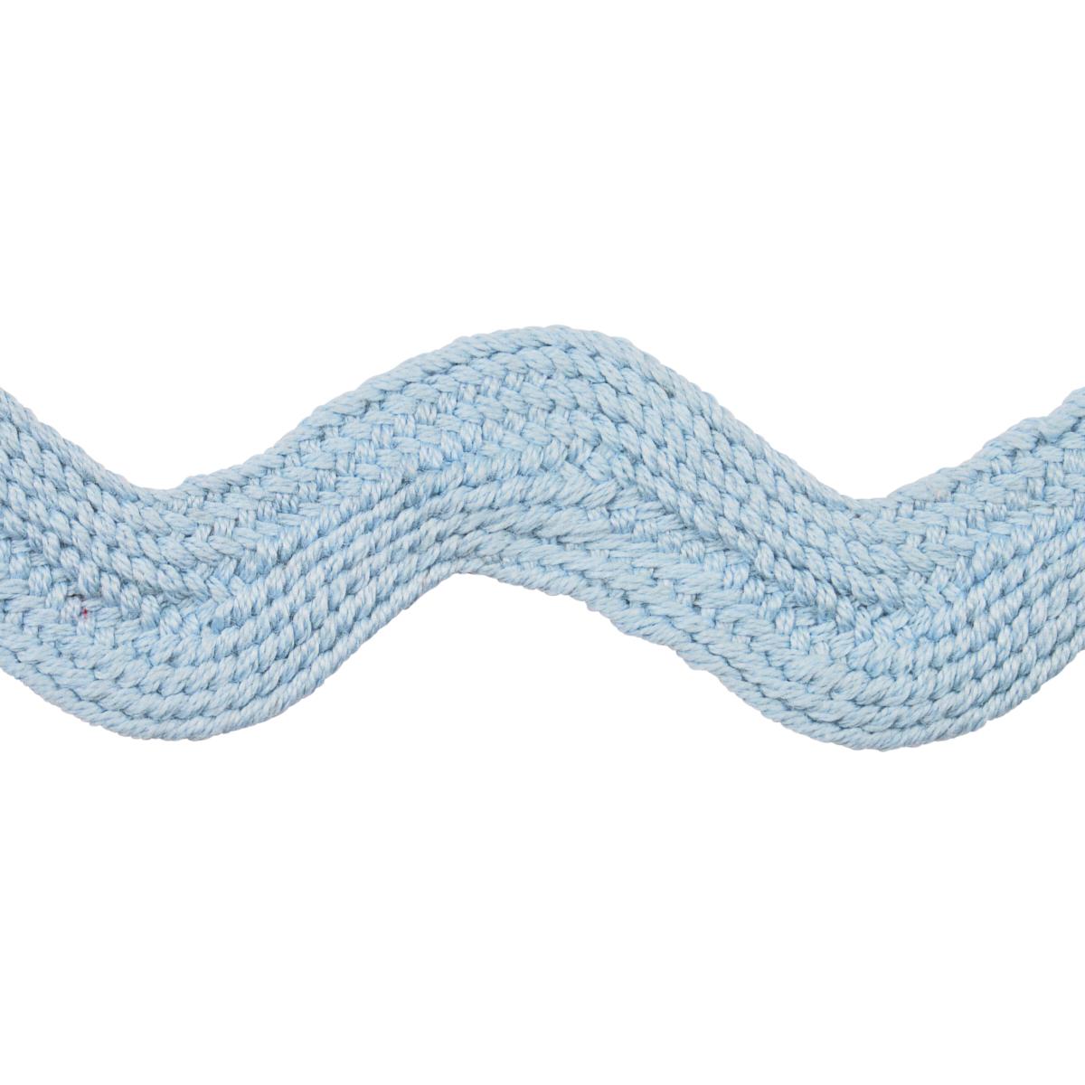 Schumacher Pale Blue Ric Rac Tape Large