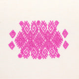 Schumacher Balamil Handwoven Panel Multi On Ivory Fabric