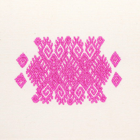 Schumacher Balamil Handwoven Panel Multi On Ivory Fabric