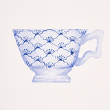 Schumacher Onie'S Teacups Porcelin Wallpaper