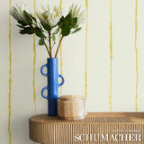 Schumacher Backdrop X Schumacher Ephemera Chartreuse Wallpaper