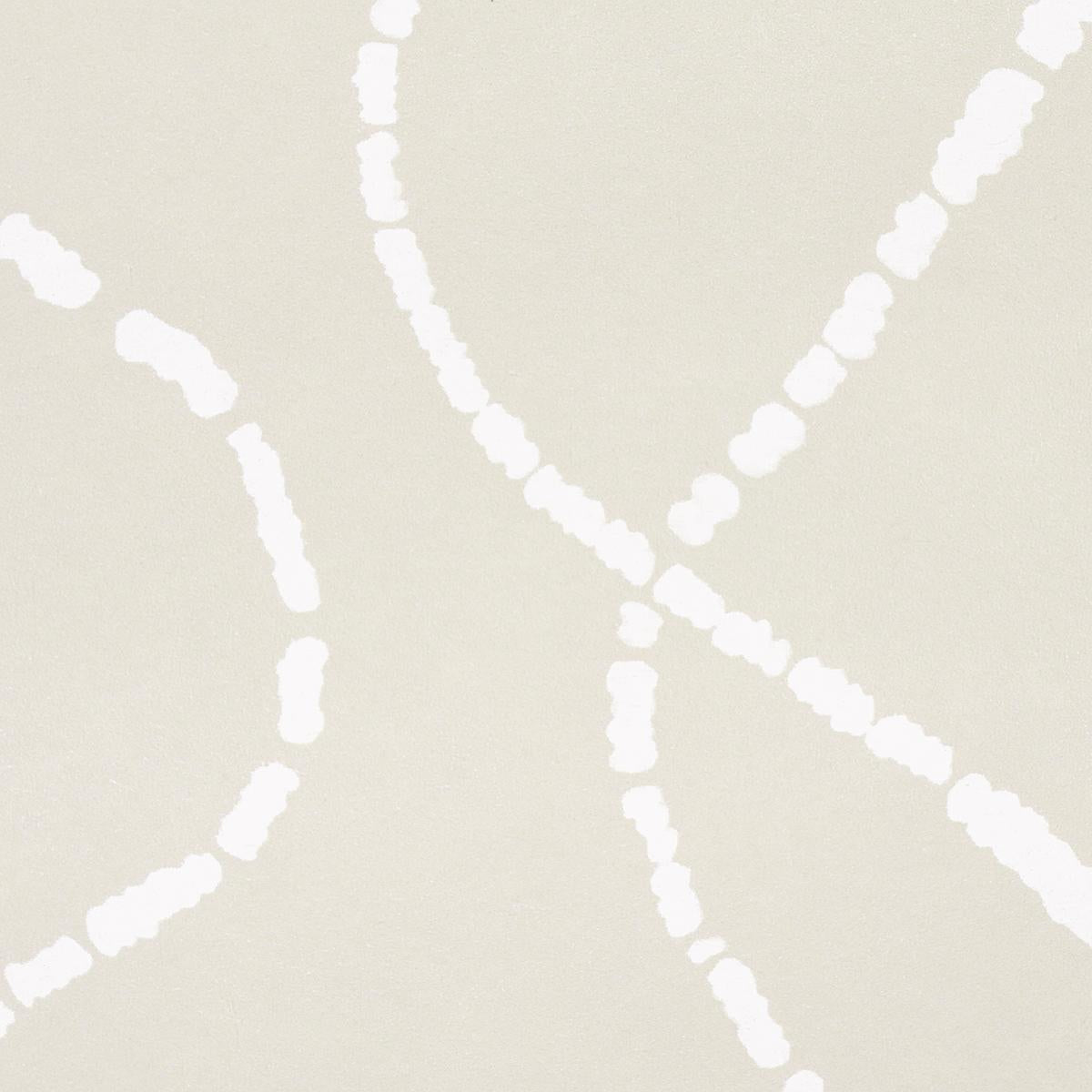 Schumacher Backdrop X Schumacher Turini Light Beige Wallpaper