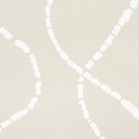 Schumacher Backdrop X Schumacher Turini Light Beige Wallpaper