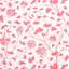 Schumacher Pennick Coral On Ivory Wallpaper