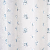 Schumacher Margie Floral Sheer Soft Blue Fabric