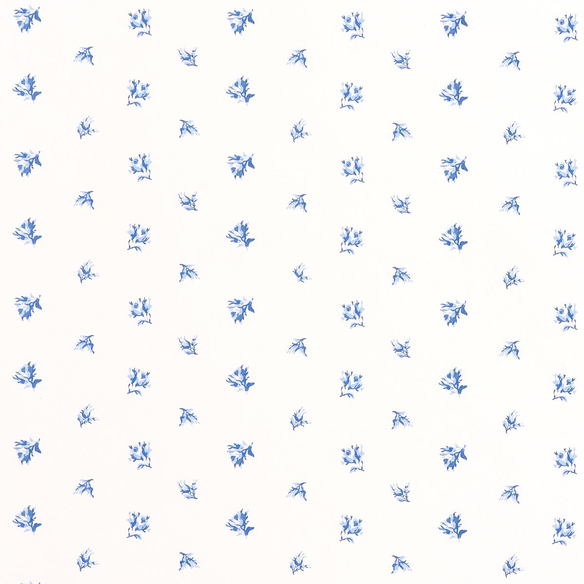 Schumacher Margie Floral Porcelain Fabric