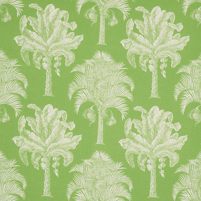 Schumacher Grand Palms Indoor/Outdoor Green Fabric