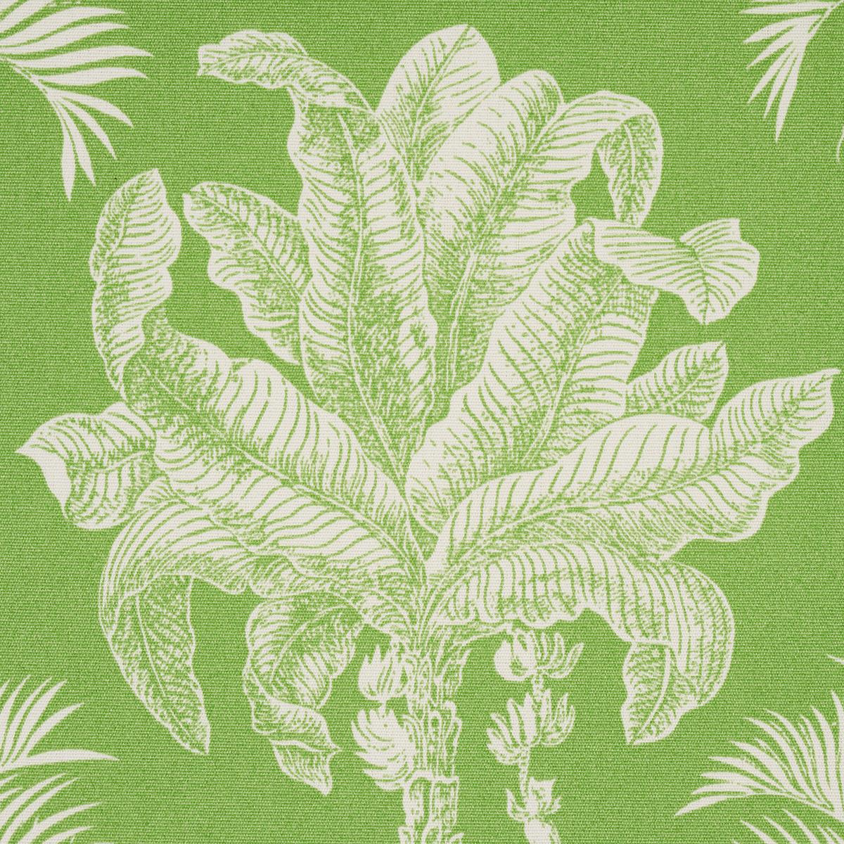Schumacher Grand Palms Indoor/Outdoor Green Fabric