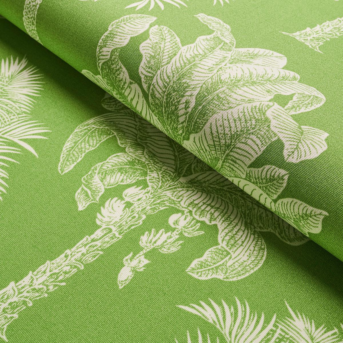 Schumacher Grand Palms Indoor/Outdoor Green Fabric