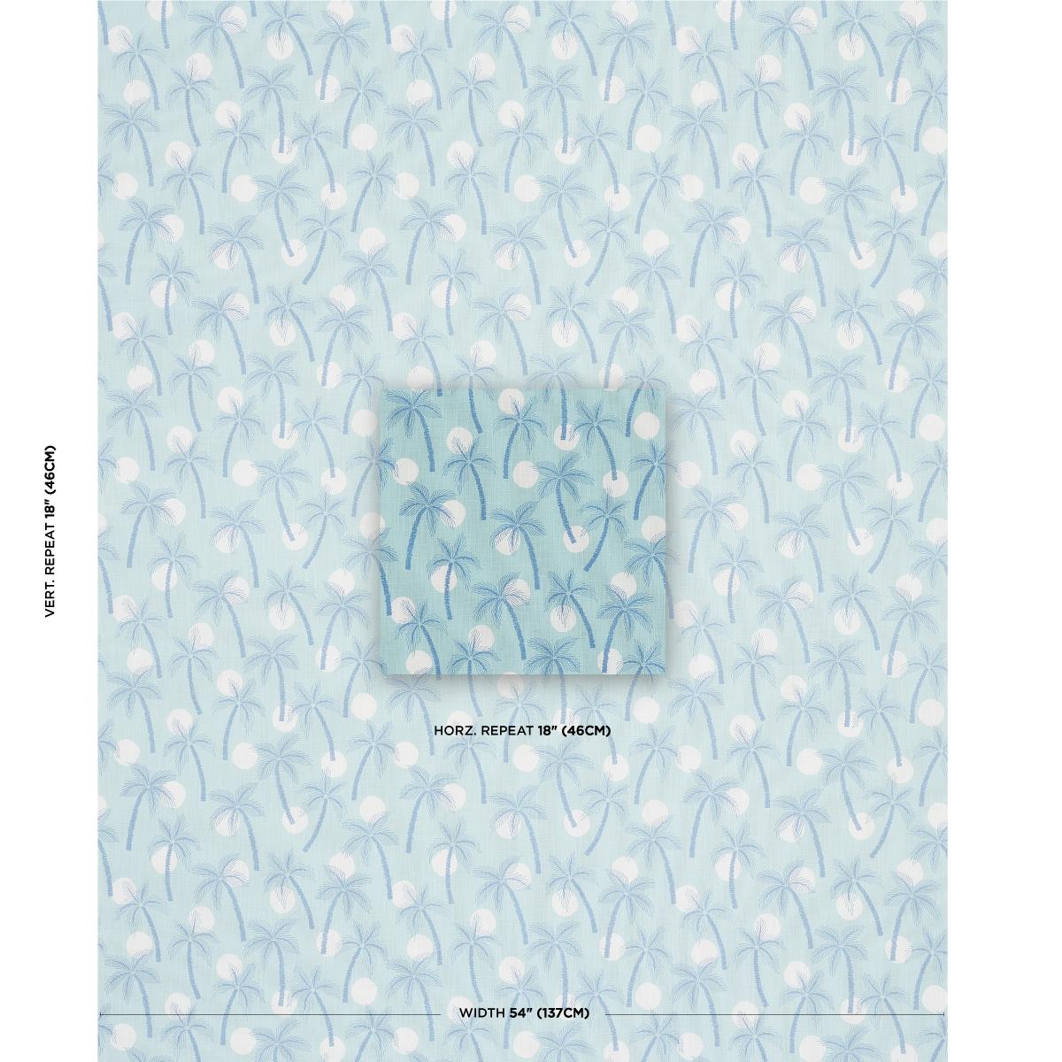 Schumacher Clarabella Palm Indoor/Outdoor Pool Fabric