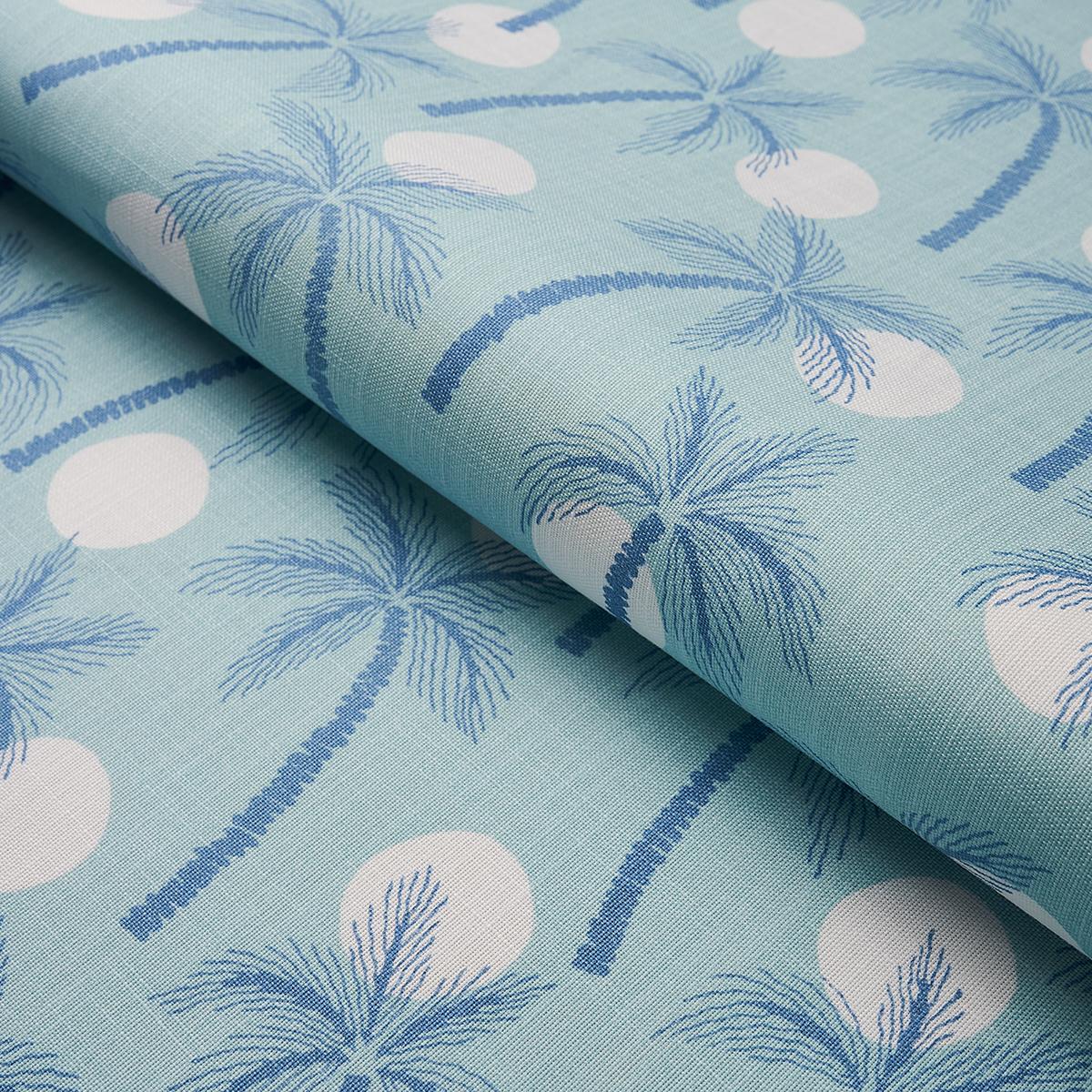 Schumacher Clarabella Palm Indoor/Outdoor Pool Fabric