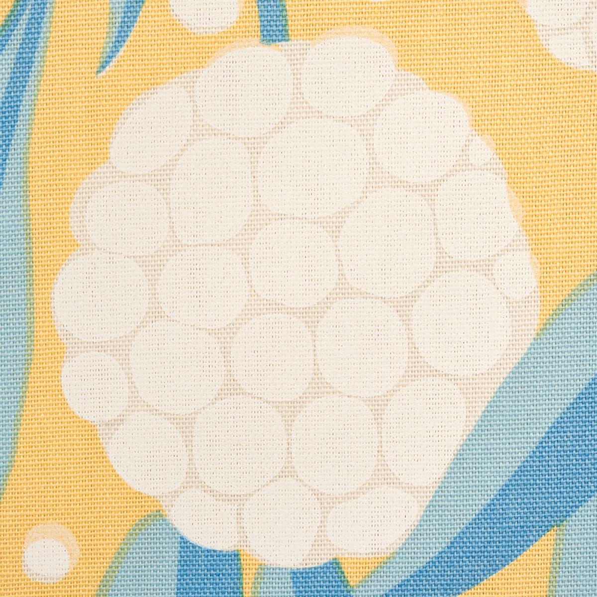Schumacher Rubus Cotton Linen Yellow Fabric