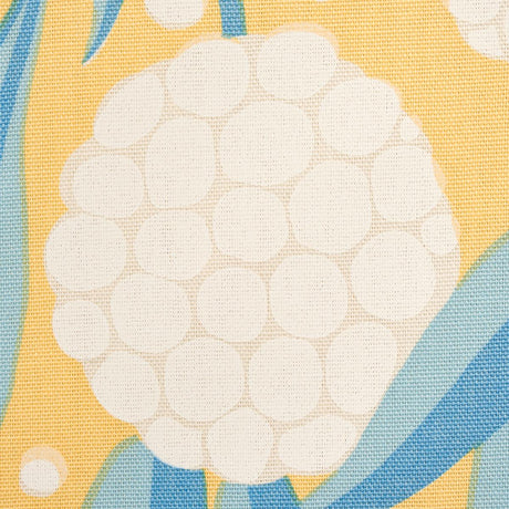 Schumacher Rubus Cotton Linen Yellow Fabric